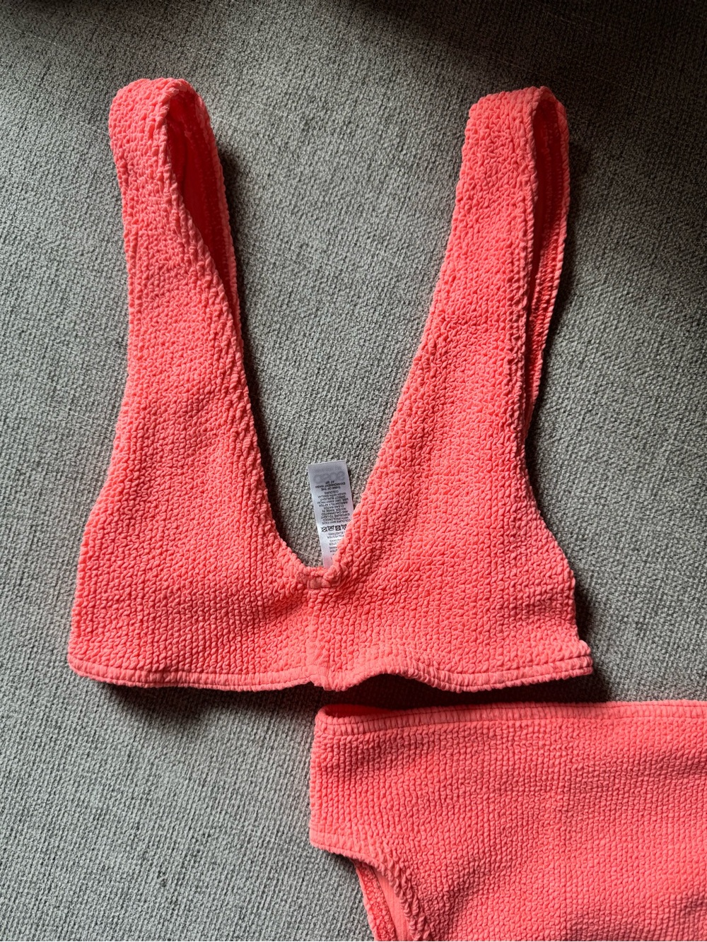 ASOS crinkle high leg bikini set - Picture 3 of 5